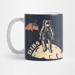 American Astronaut Claiming Dibs on the Moon Mug